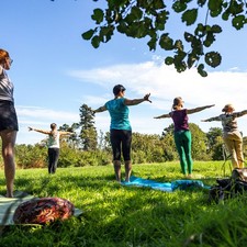 QiGong im Herbst / Foto: © Landesforsten.RLP.de/Jonathan Fieber QiGong im Herbst