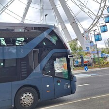 Hafenrundfahrt mit Bus / Foto: © Neusser Marketing GmbH & Co. KG Hafenrundfahrt mit Bus