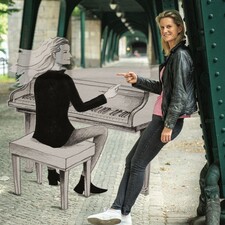 Lucy van Kuhl & Es-Chord-Band / Foto: © Alexej Hermann/Aurélie Maestre Lucy van Kuhl & Es-Chord-Band