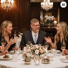 Erlebnisdinner mit Stil / Foto: © Marc Rosengarten Stil-Genuss-Erfolg (erstellt mit KI) Erlebnisdinner mit Stil
